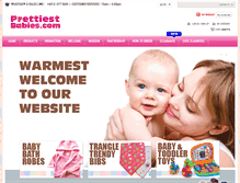 Tablet Screenshot of prettiestbabies.com